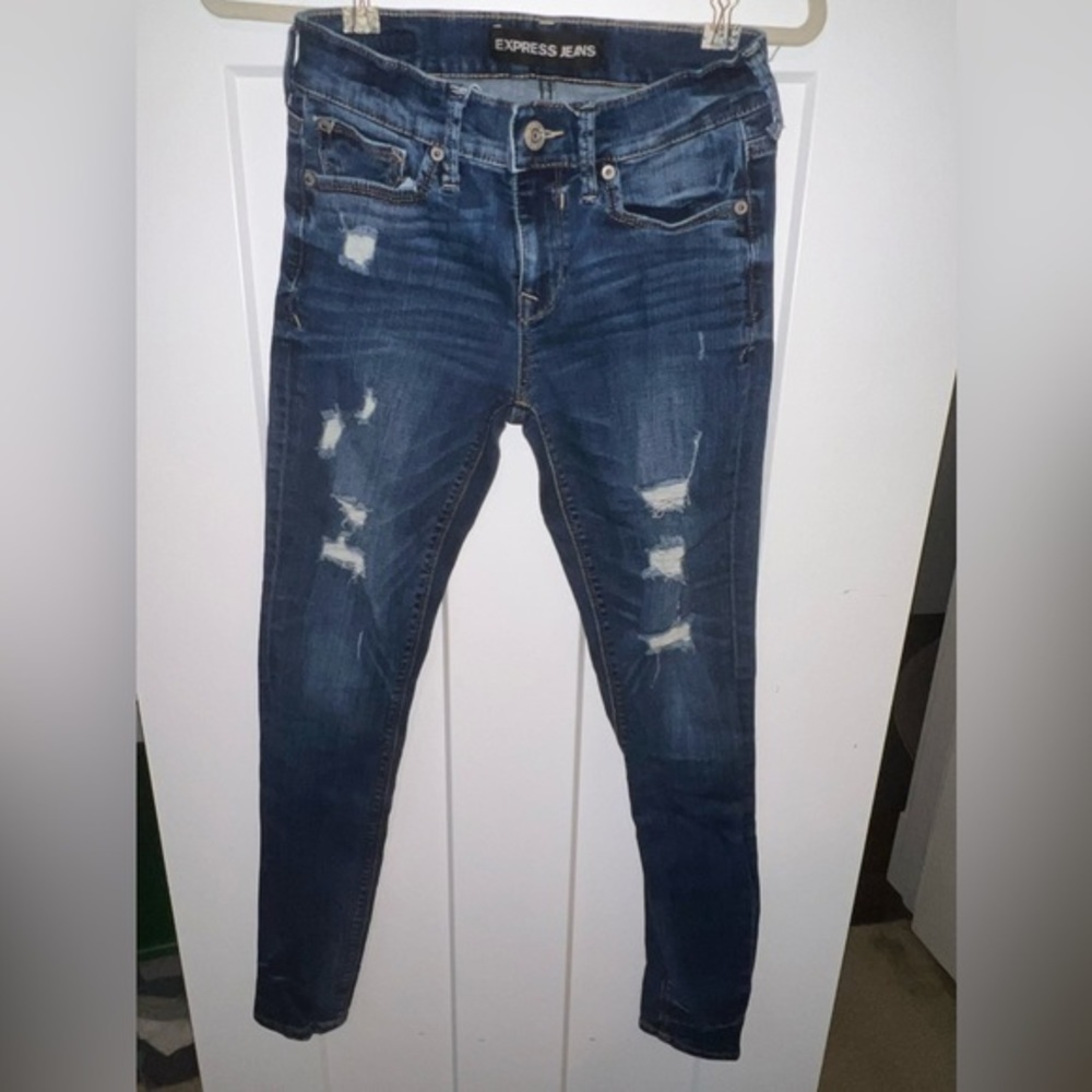 Express Mid-Rise Jeans